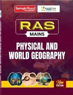 Spring board RAS Mains Physical and World Geography March 2025 Edition English Medium